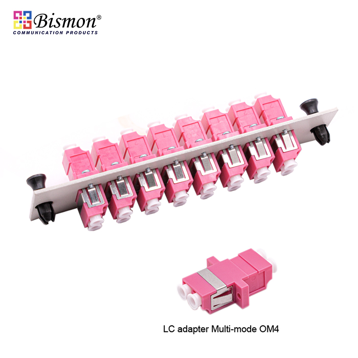 16 LC Snap-in adapter plate Multi-mode(OM4) duplex Full set